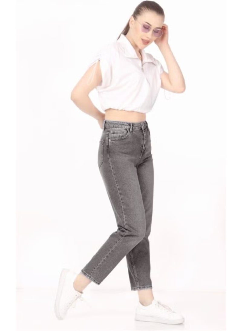 Cedy Denim جينز نسائي بخصر عالي من نوع سوهو C599 - Image 1